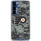 NHL Philadelphia Flyers Camo Galaxy S25 Clear Case